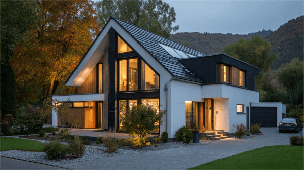 Gebäudeenergiegestz 2025 - Modernes Neubau Haus